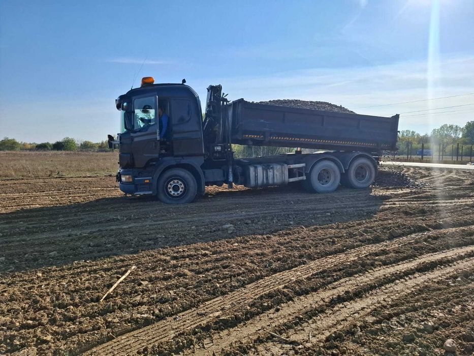 Scania 6x4 Basculabila cu Macara de Vanzare sau de Anchiriat