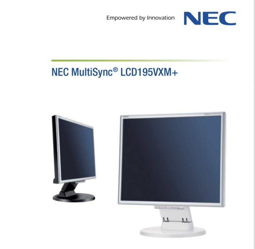 Monitor calculator NEC Multisync 195VMX+ VGA+AUDIO 19 inch