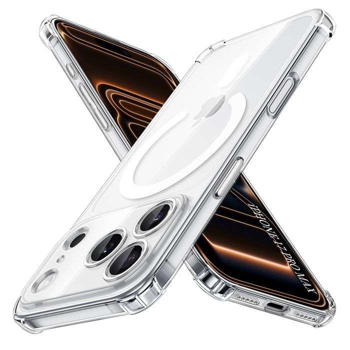 Apple iPhone 17 /Pro/Max/Air/ Удароустойчив MagSafe силиконов кейс
