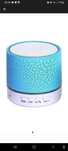 Boxa portabila Jyqan, Bluetooth, LED, TF SD Card, Albastru