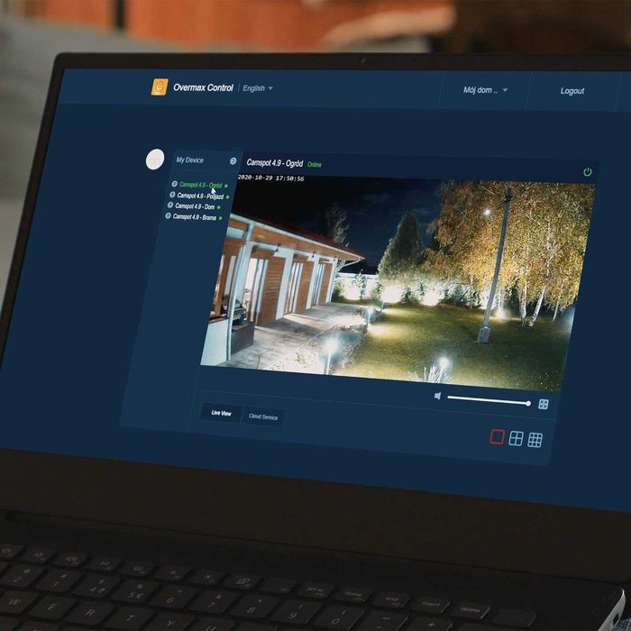 Camera SMART supraveghere(AI) Camspot 4.9 Overmax, REDUS de la 509 RON