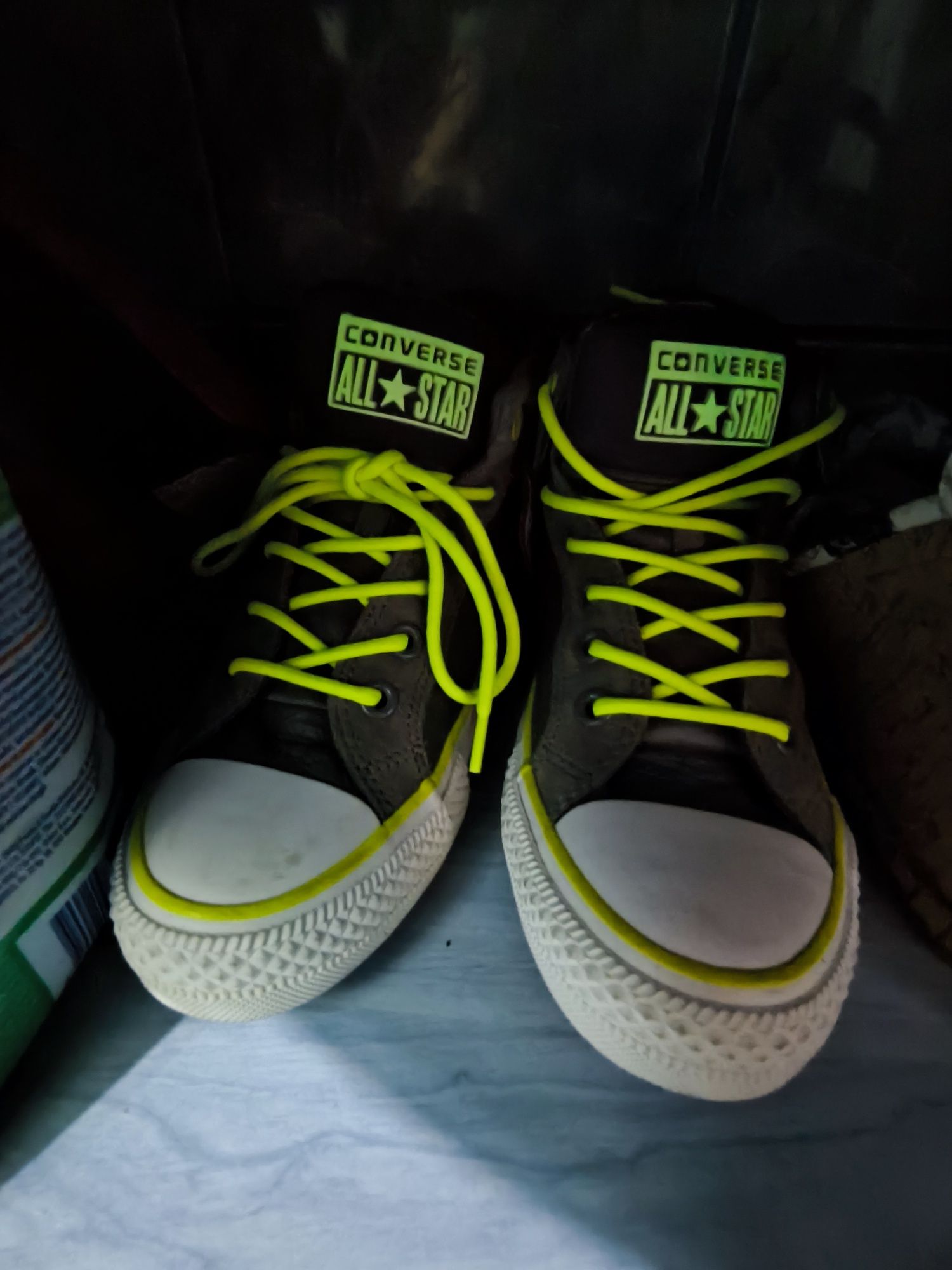 Sneakers Converse All star piele naturala 37,5 fit 38 NOI