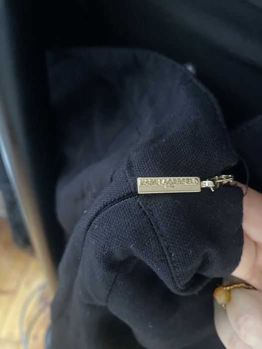 Четна пола Karl Lagerfeld с дантели