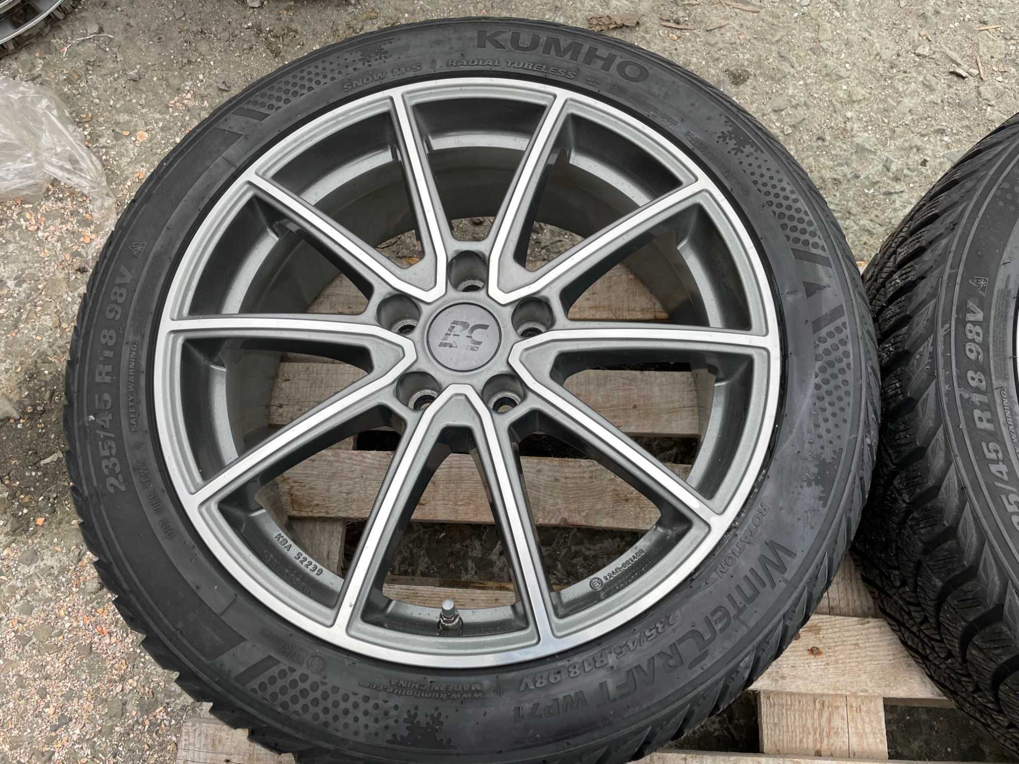 18 джанти 5х115 OPEL INSIGNIA Опел Инсигния 7,5J et41 235/45/18 Kumho