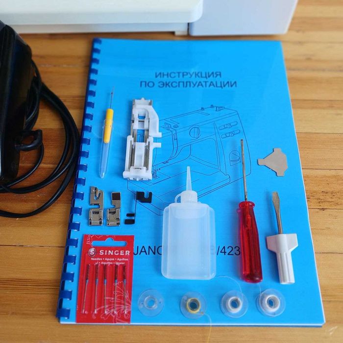 Janome 419S(Япония).Год гарантии/Металл/Комплект.