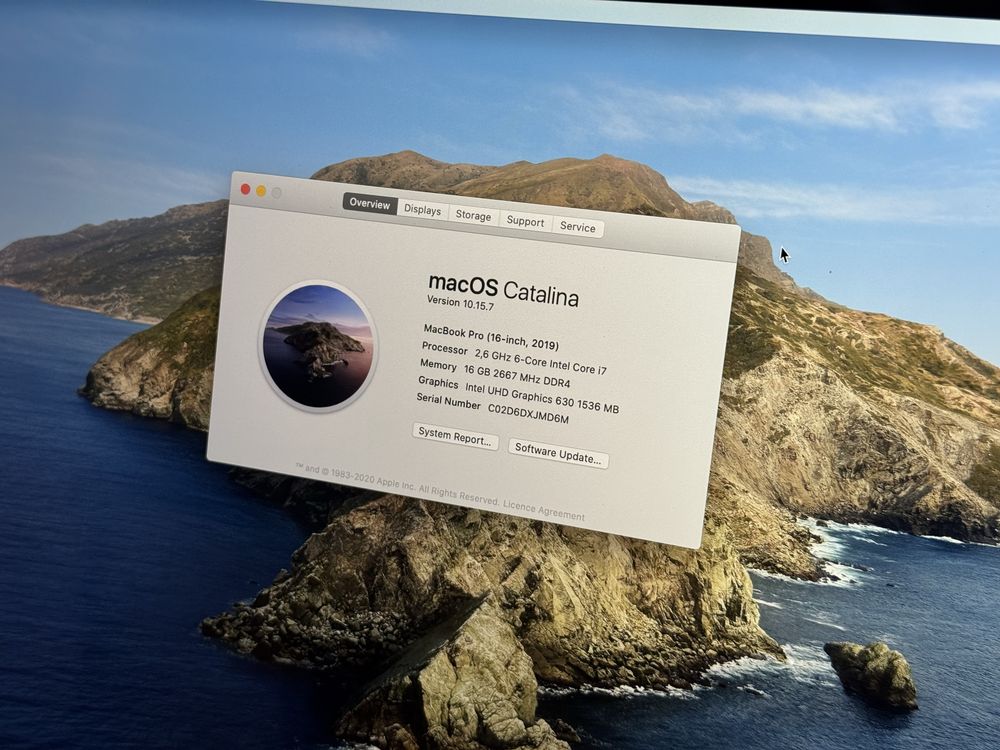 Macbook Pro 2019 16-inch 512GB 6 core Intel i7 DDR 4 Отличен !