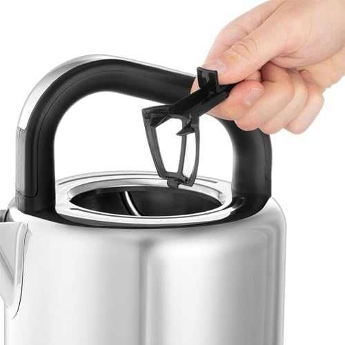 Нова Бърза Електрическа Кана Russell Hobbs Luna 1.7 Неръждаема Стомана
