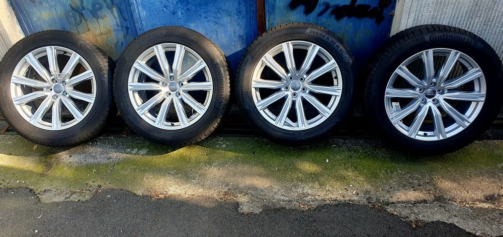 Jante originale Audi Q8 Q7 Vw Touareg R20 anvelope iarna