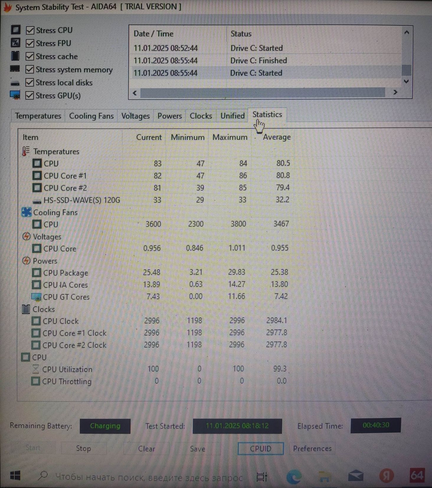 Ноутбук ASUS CORE I5