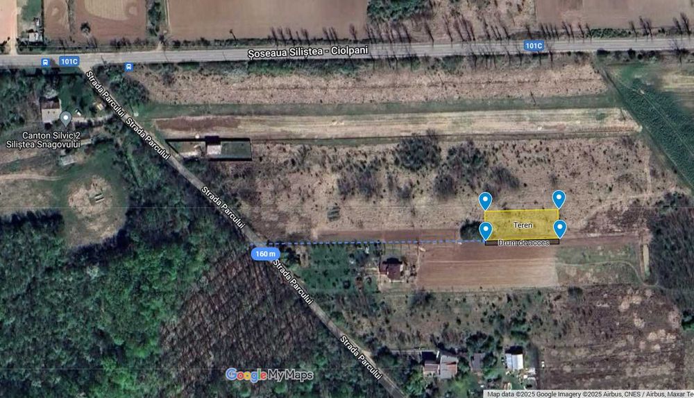 Teren intravilan 1000 m² Snagov – lângă de pădure