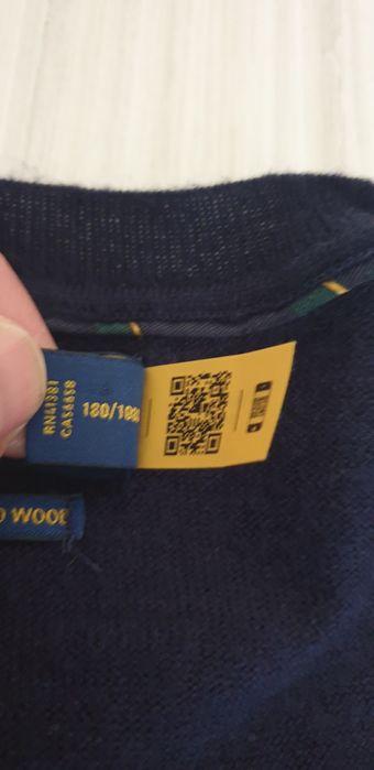 POLO Ralph Lauren Merino / Knit -  2XL ОРИГИНАЛ! Mъжки Пуловер