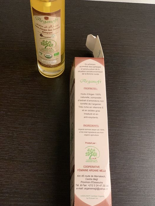 Ulei de Argan BIO cu certificare Ecocert – 100 ml