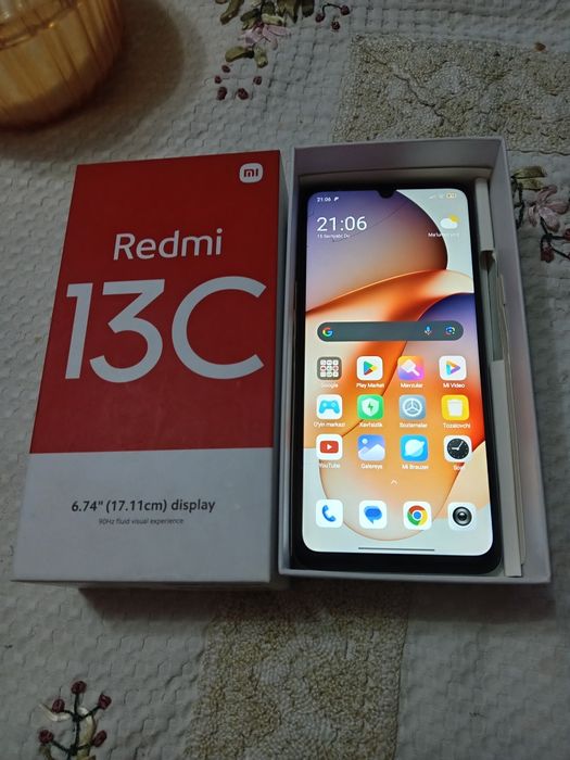 Redmi 13C. Ozgina iwlatilgan xolos. Xolati alo. Pul zarurligi uchun so