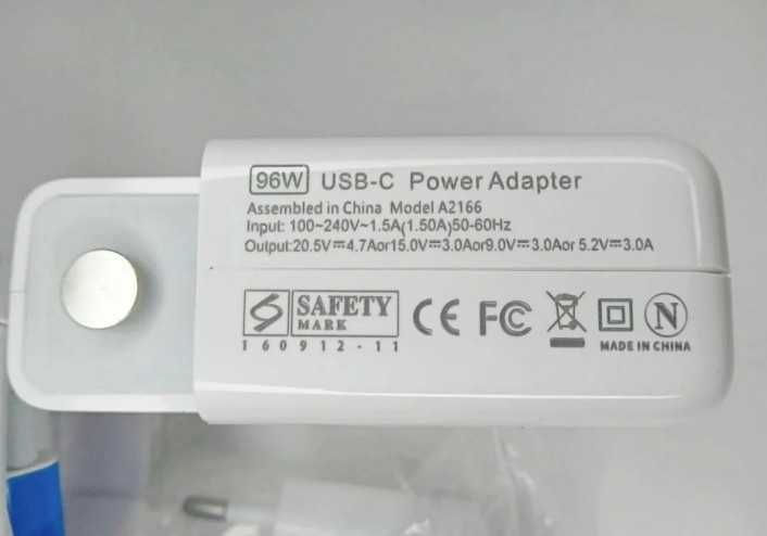 Зарядка Apple 96W iPad MacBook Pro USB-C новый адаптер питания