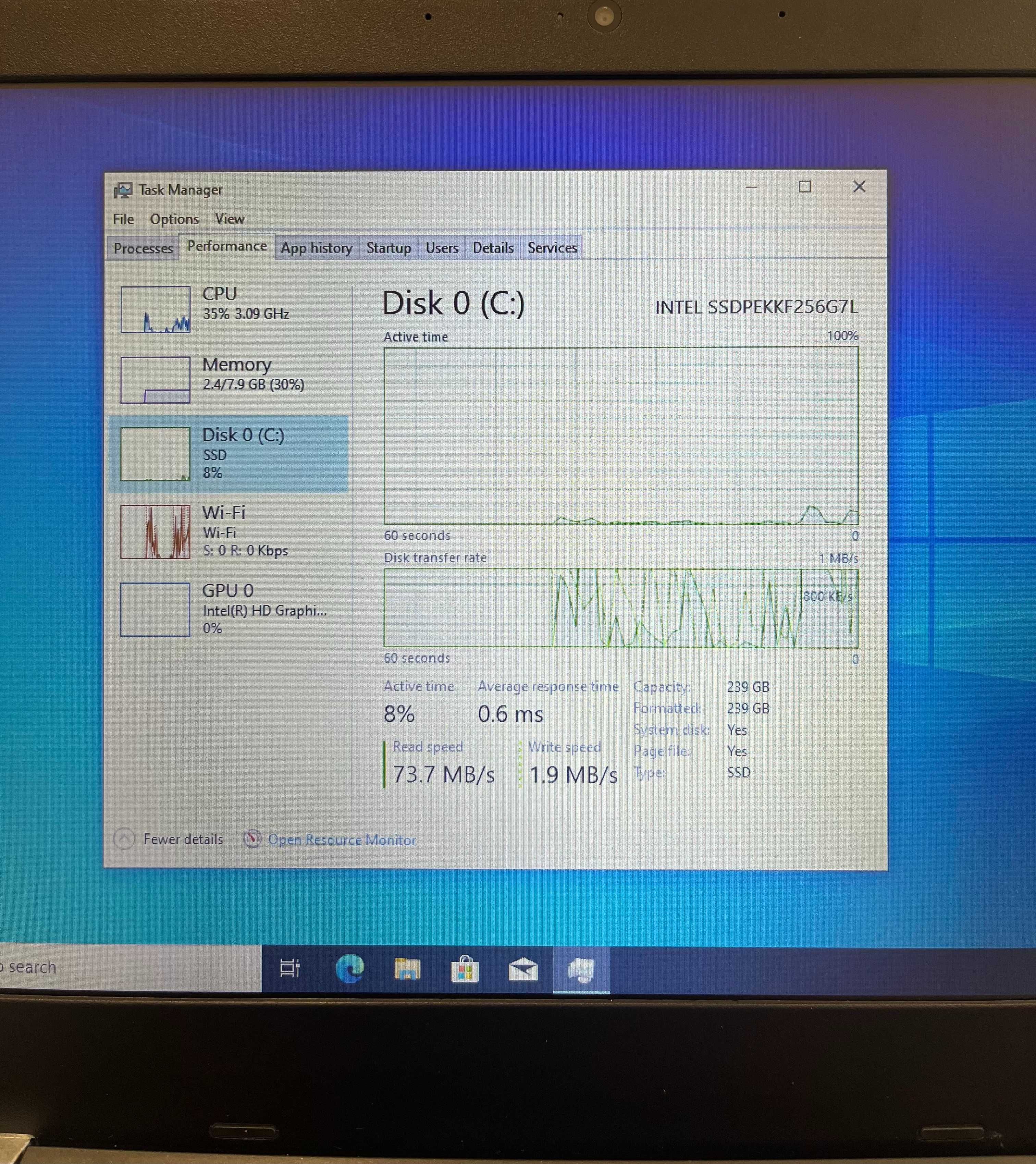Лаптоп Lenovo ThinkPad 13, Intel Core i5 7200U, 8GB ram
