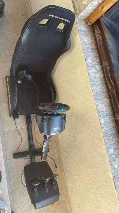 Playseat Alcantara + Volan Logitech G29 + schimbător