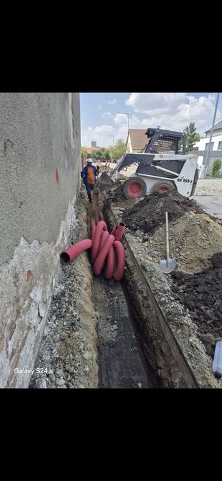 Prestez lucrari cu buldoexcavator , miniexcavator si bobcat