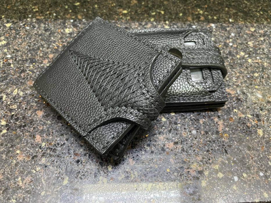 Портмоне бифолд ручная работа