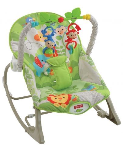Бебешки шезлонг Fisher-Price с вибрация