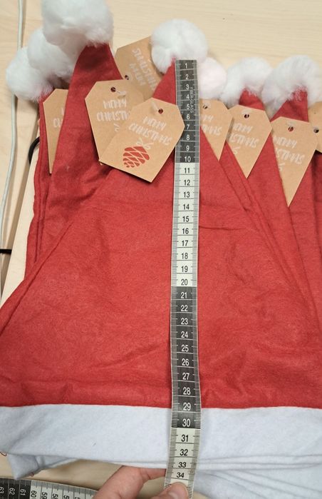 Vand set 50 buc căciula Crăciun
