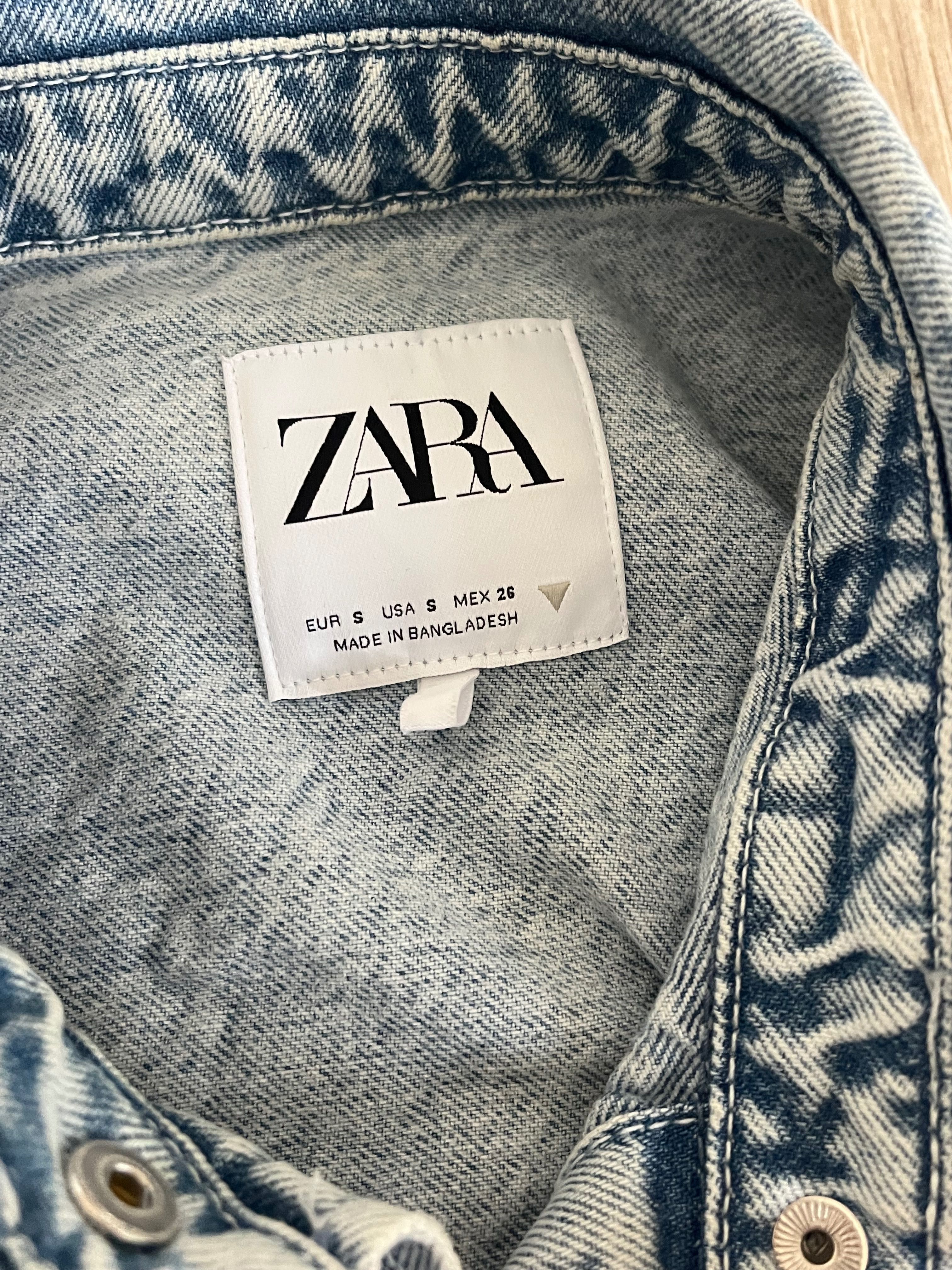 Дънково яке Zara тип риза