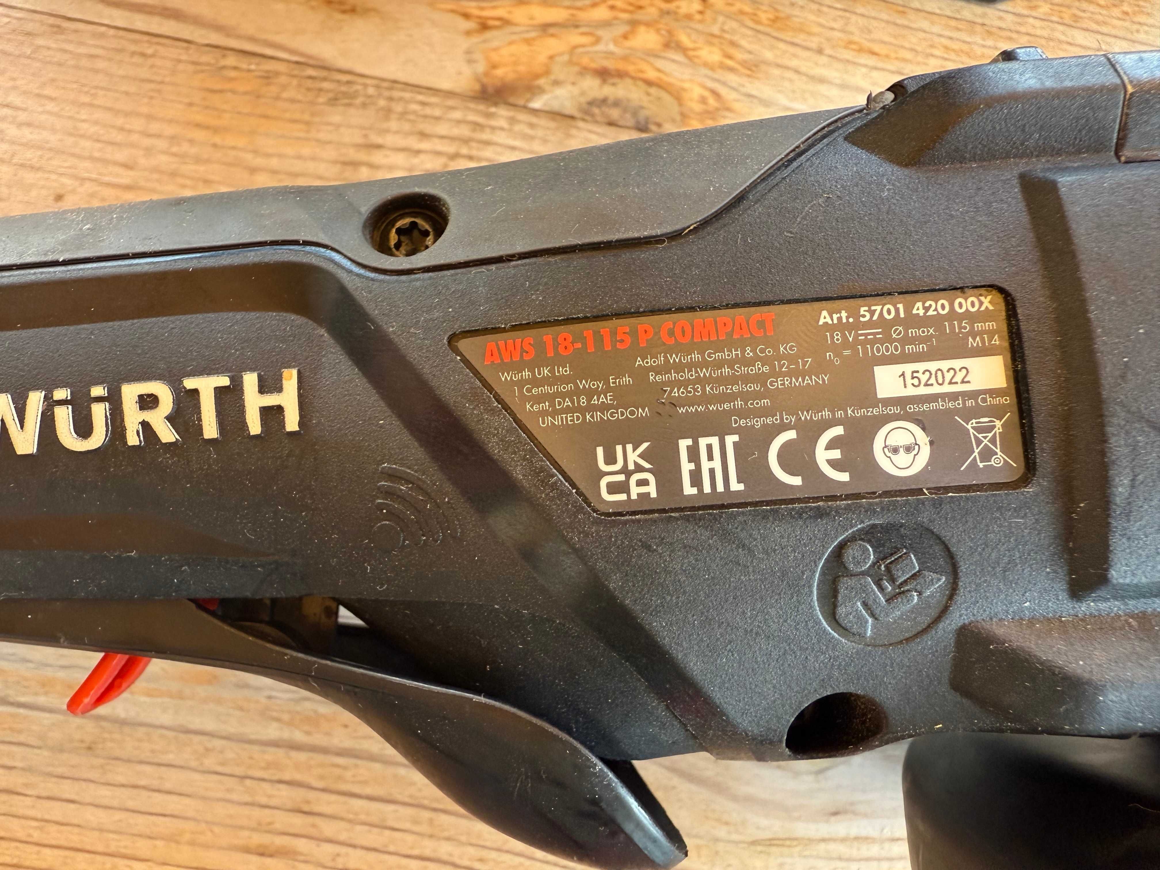 Комплект Wurth 18v