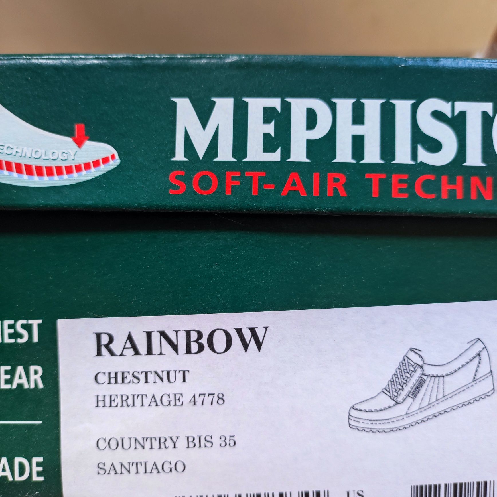 Обувки Mephisto Raibow 41.5