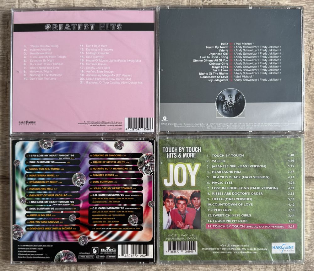 Pachet cd-uri Italo-disco - Bad Boys Blue/Blue System/CC Catch/Joy