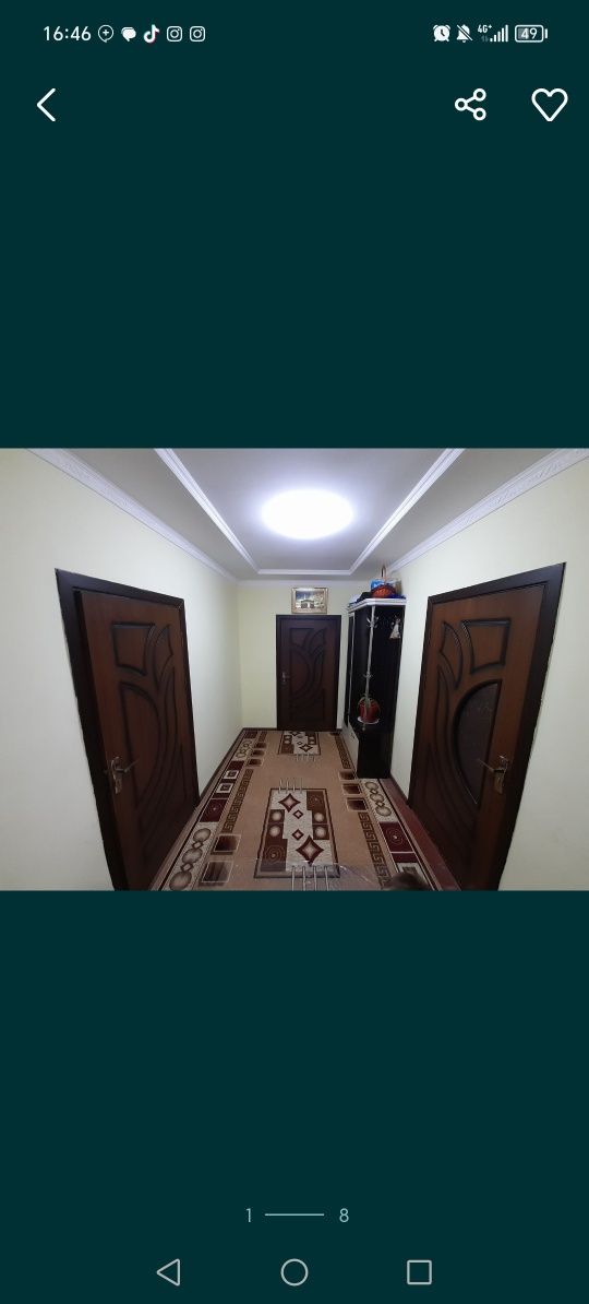 Xovli sotiladi 13 sotix 5 xonalik 2 ta zal 3 ta yotoqxona