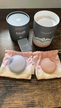 Set disc menstrual  2 marimi Saalt