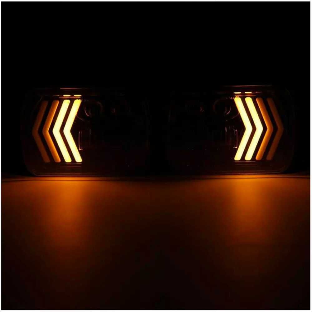 Комплект ляв и десен LED фар/лампа/халоген 5x7", 12V-24V