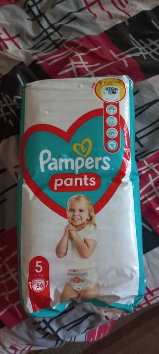 Pampers Pants неотворени 5 (56 бр) 12 -17 кг