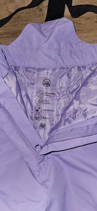 Pantaloni zapada ski, fete, 146 cm