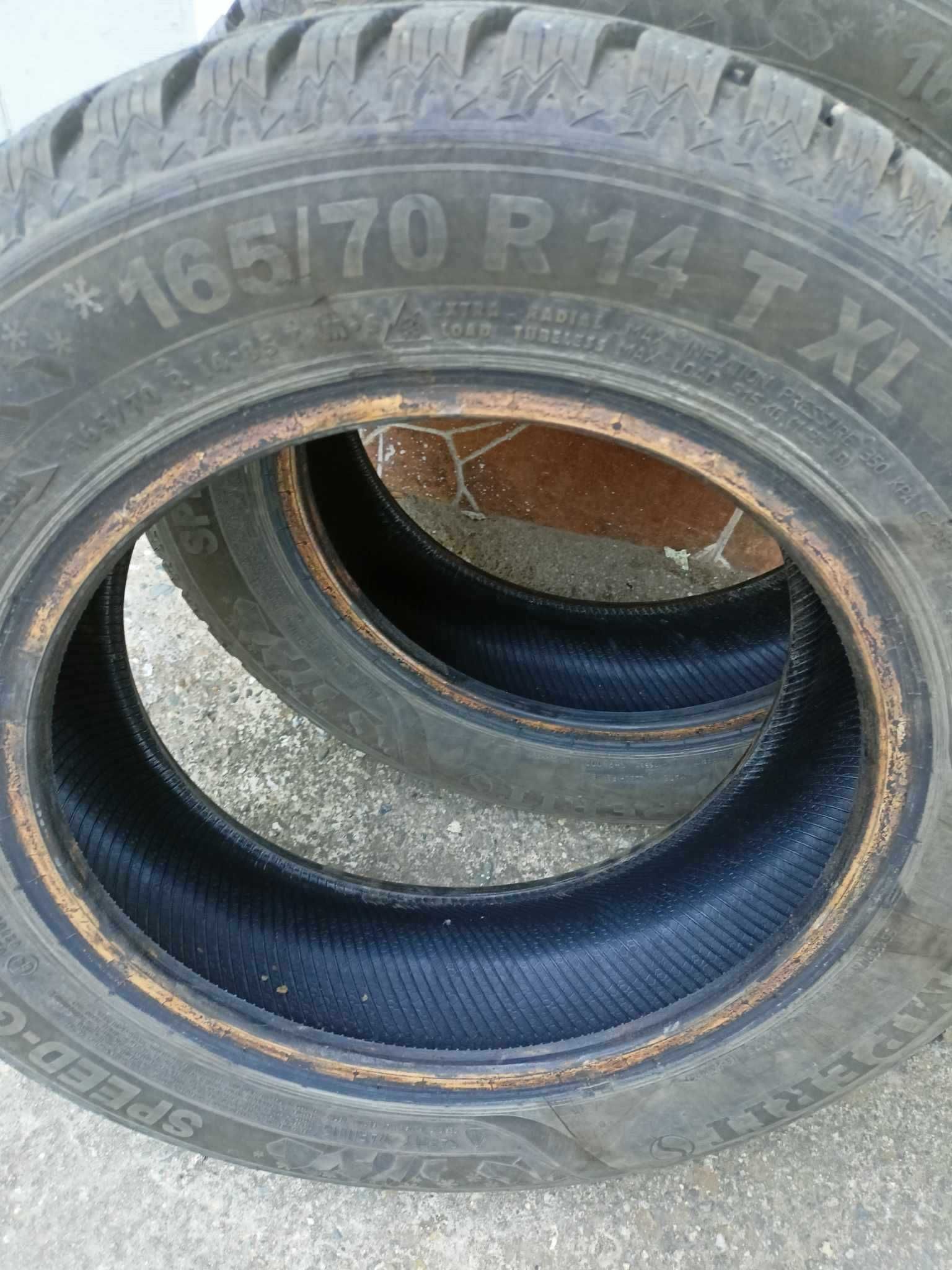 Зимни гуми SEMPERIT Speed-Grip 5 165/70 R14 81T - почти нови-DoT 2022
