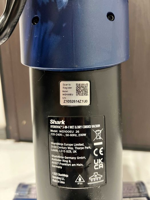 Прахосмукачка за сухо и мокро почистване Shark WD100EU