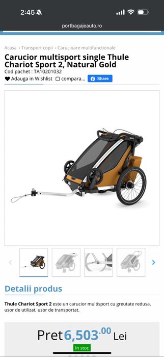Carucior multisport Thule