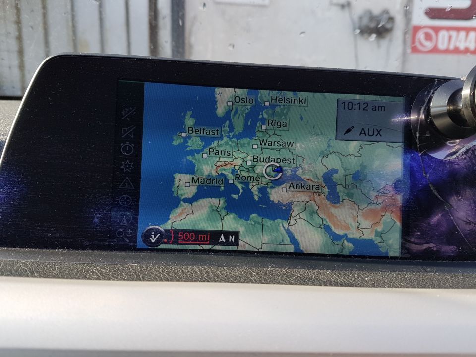 Display Navigatie cu Sticla Crapata BMW Seria 3 F30 F31 F32 F33 F34 F35 2011 - 2019