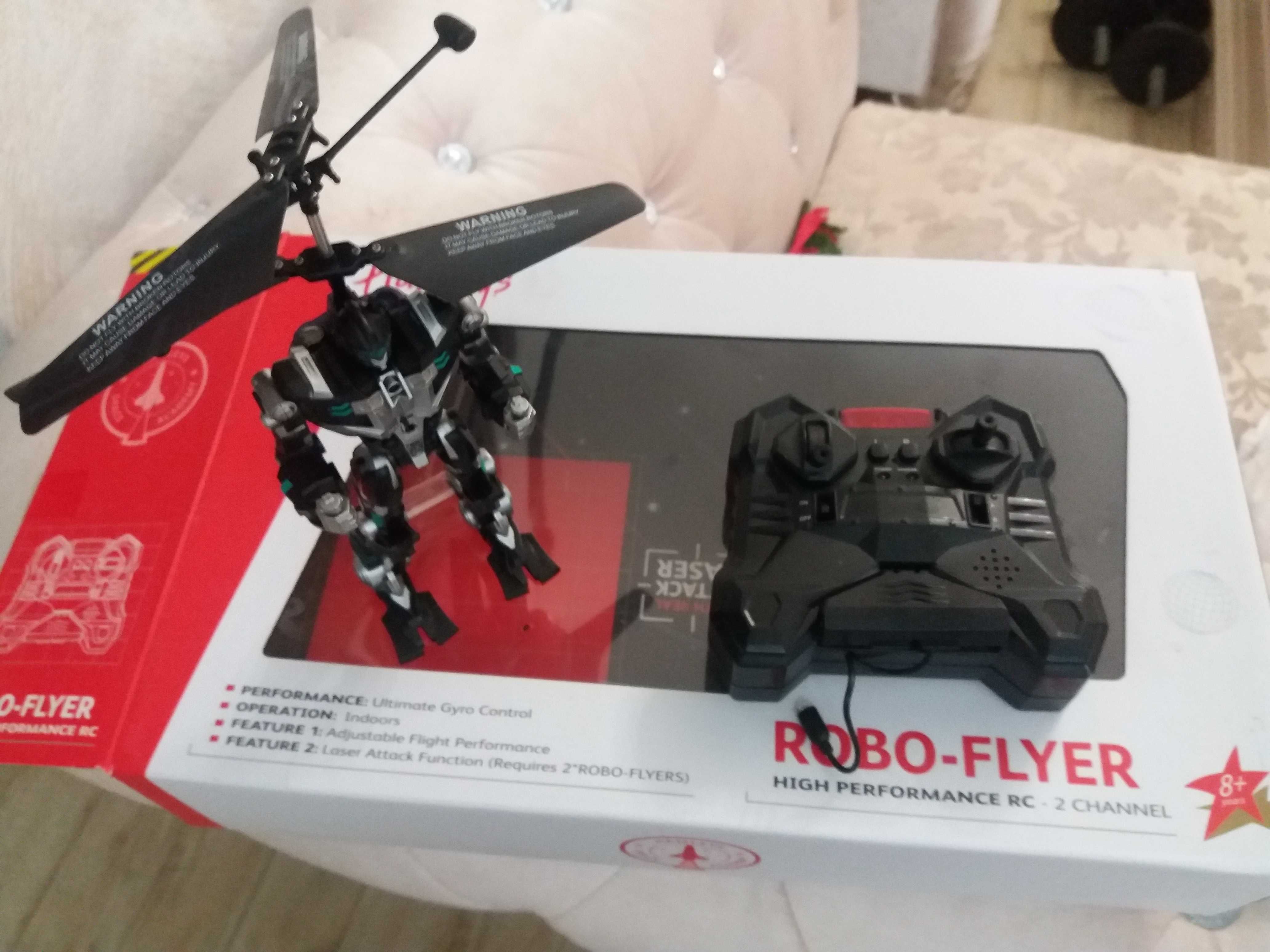 Летающий Робот с Лазером - ROBO-FLYER RC 2хканальное управление