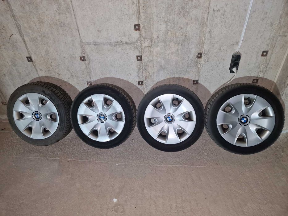 Джанти с гуми и тасове 5×120 16 цола BMW