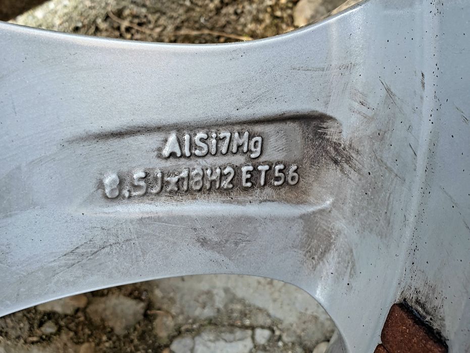 Jante originale pe 18 Mercedes E klass 2015 cu anvelope de vara