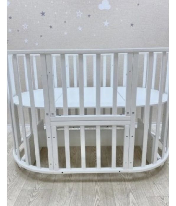 Манеж-кровать трансформер  с функцией качания. Для детей от 0 до 5 лет