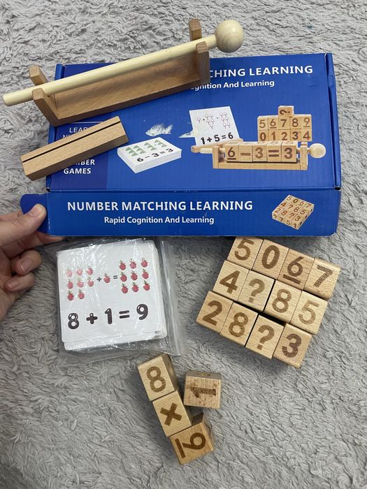 Счеты. Обучение сопрставлению чисел