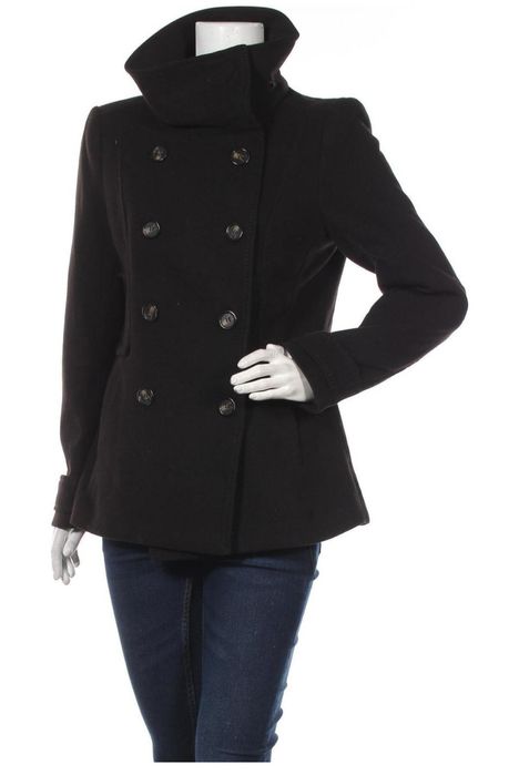 Palton negru marime S