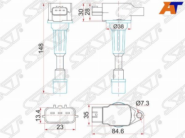 Катушка зажигания Mazda 3