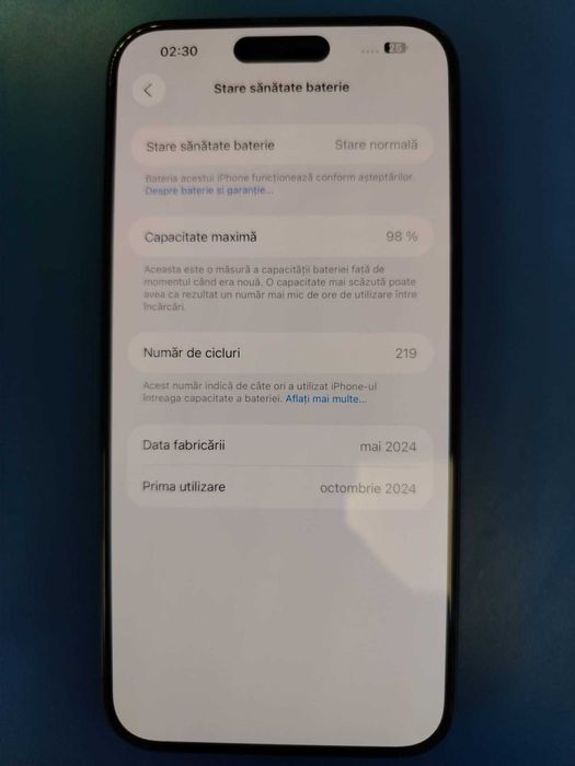 iPhone 15 Pro Max 256GB - Promoție limitată!