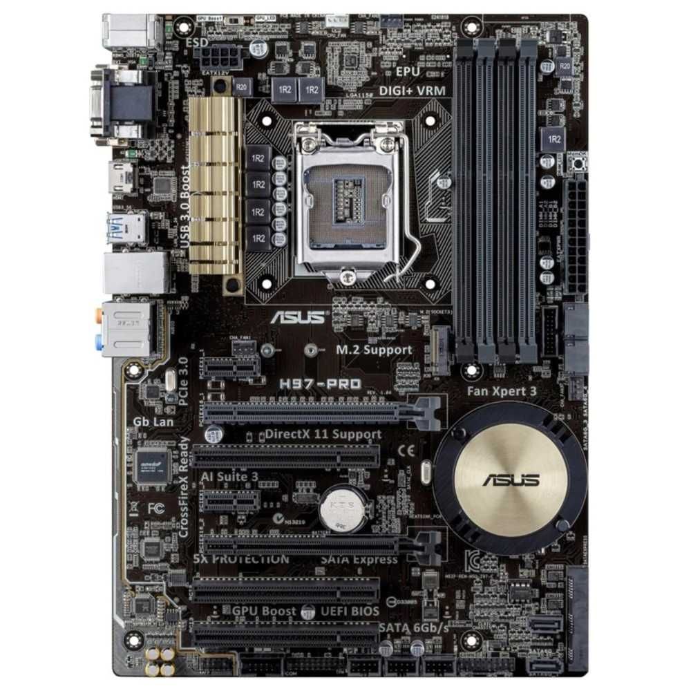 Дъно Дънна платка ASUS H97-PRO M.2 1150 DDR3 OVERCLOCK