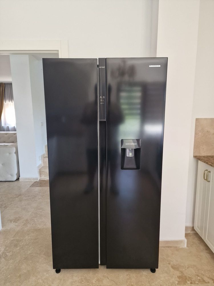 Side by Side Heinner HSBS-H439NFBKWDE++, 436 l, No Frost, Display