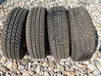 Set de 4 jante Oțel 4x108 Ford Fiesta + anvelope noi iarna 175/65r14