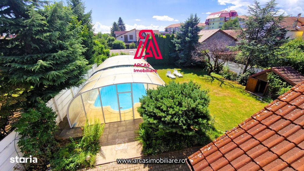 Vila superba de inchiriat cu piscină și garaj în Sibiu!