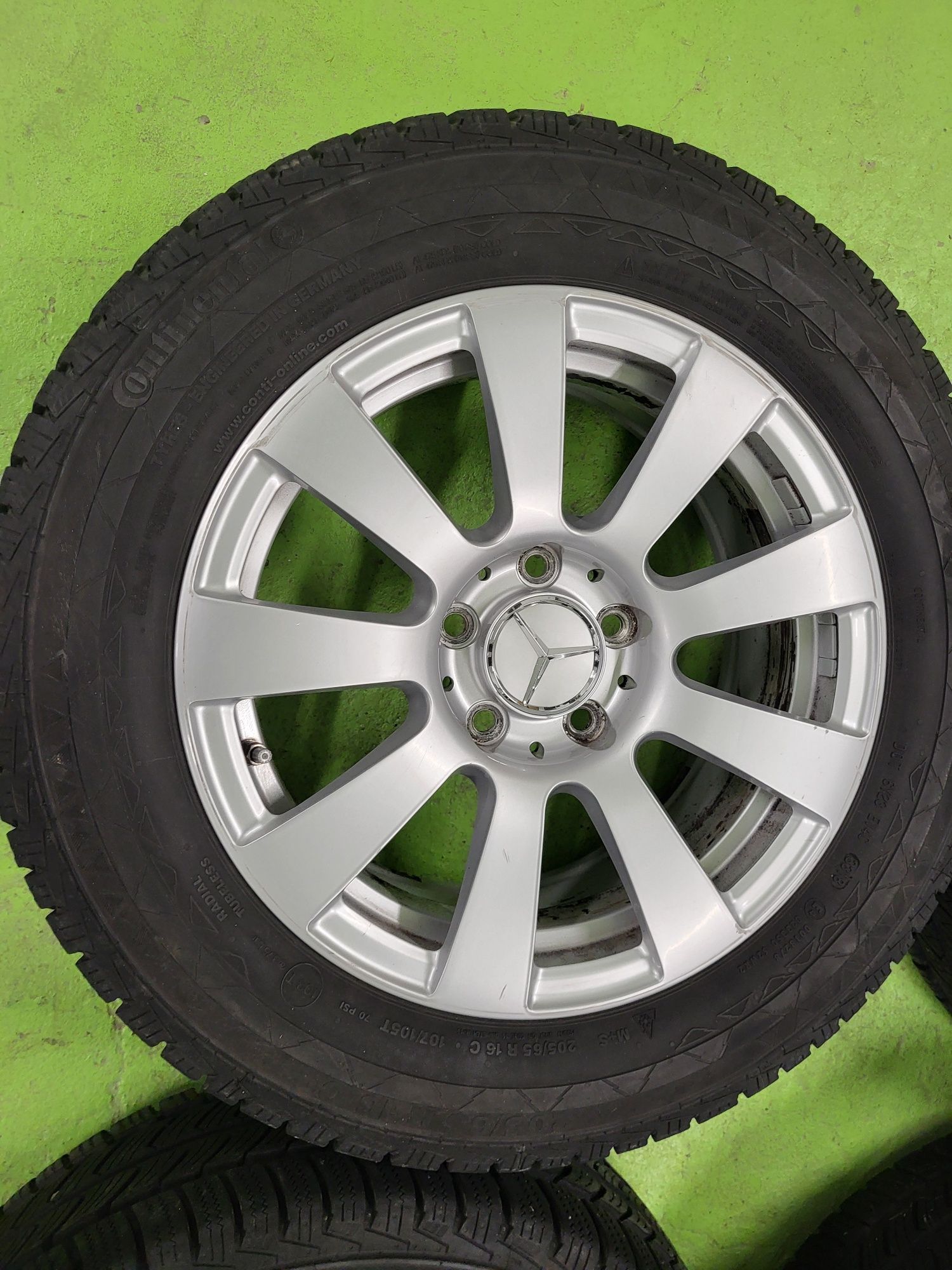 16 5x112 Mercedes Vito Viano 5х112 205/65/16 Continental